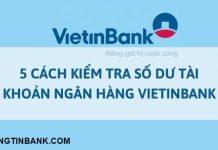 Tra cứu số dư tài khoản vietinbank